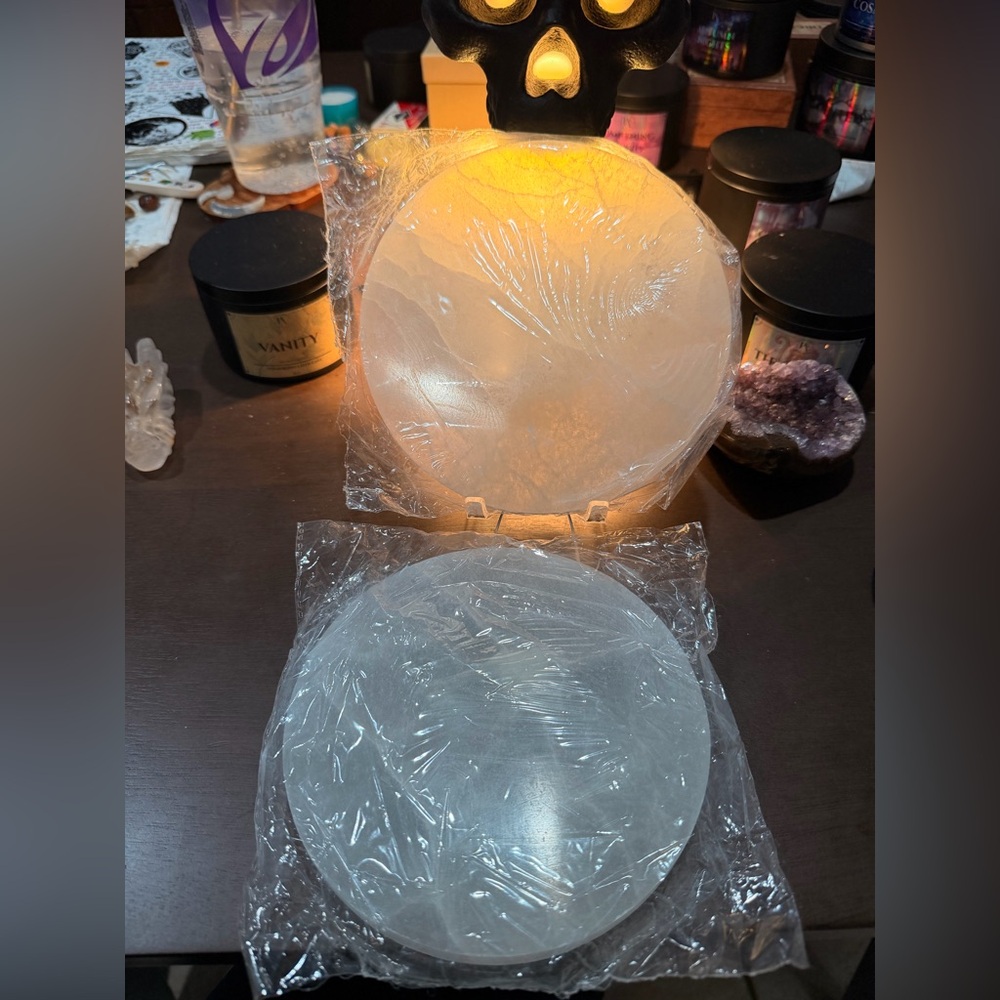 Large Selenite Charging Plate